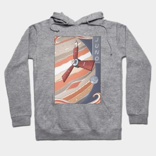 Juno Space Probe | Jupiter Spacecraft Illustration Hoodie